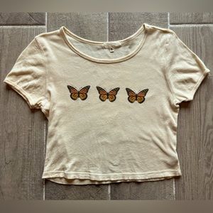 Truly Madly Deeply crop tshirt.